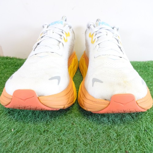 Hoka One One Entrenadores Talla 8 Mujer Blanco Arahi 6 Zapatos Correr Deporte Gimnasio Malla - Imagen 2 de 12