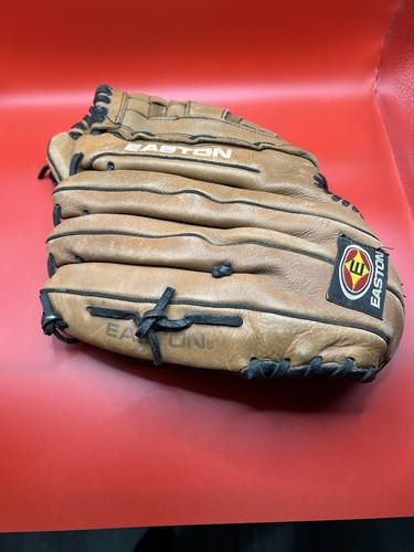 Men's Easton 14" Softball Baseball Reflex RHT Glove Model EKX14 All Leather - Picture 4 of 5