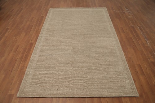 Versatile Modern Area Rug 5x8 to Complement Any Room Style Brown Hand-tufted Rug - Picture 2 of 9