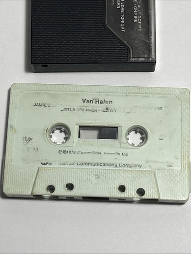 VTG Van Halen - Self-Titled Cassette Tape Runnin With The DEVIL Warner Brothers - Foto 6 di 8