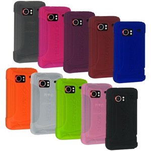 NEW-AMZER-RUBBER-SILICONE-SOFT-SKIN-CASE-COVER-FOR-HTC-DROID-INCREDIBLE-PB31200