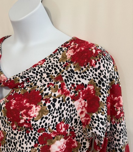 Camicia donna Rafella Studio taglia 1X con stampa floreale. - Foto 5 di 7