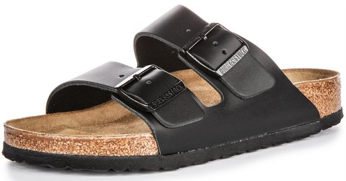 BIRKENSTOCK con Bretelline Doppia Fibbia Bf Sughero Plantare Unisex Sandali Nero - Imagen 6 de 6