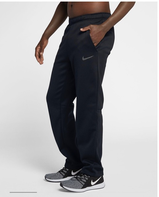 Nike Dri Fit Mens Pants Elastic Waistband Side Pockets 100% Polyester ...