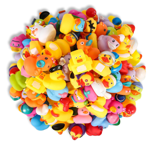 Rubber Ducks in Bulk,Assortment Duckies for Jeep Ducking Floater Duck Bath Toys