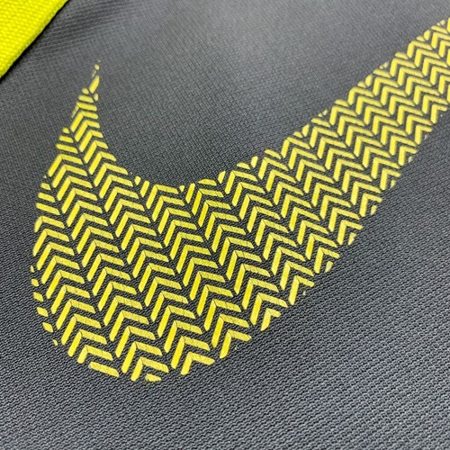 Nike Therma-Fit Hoodie Gray & Lime Green Swoosh Pullover Sweatshirt Size - Small - Picture 10 of 21