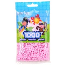 1000 Perler Light Pink Color Iron on Fuse beads NEW
