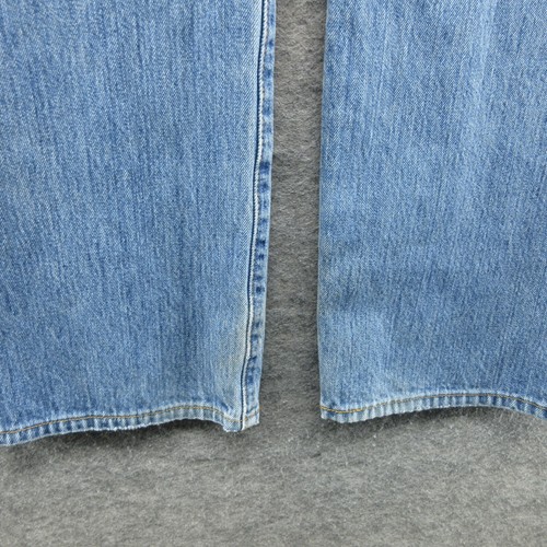 VTG Levis Jeans Mens 35x30 (Fits 34x29) Blue 501 Straight Button Fly Y2K Denim - Picture 19 of 23