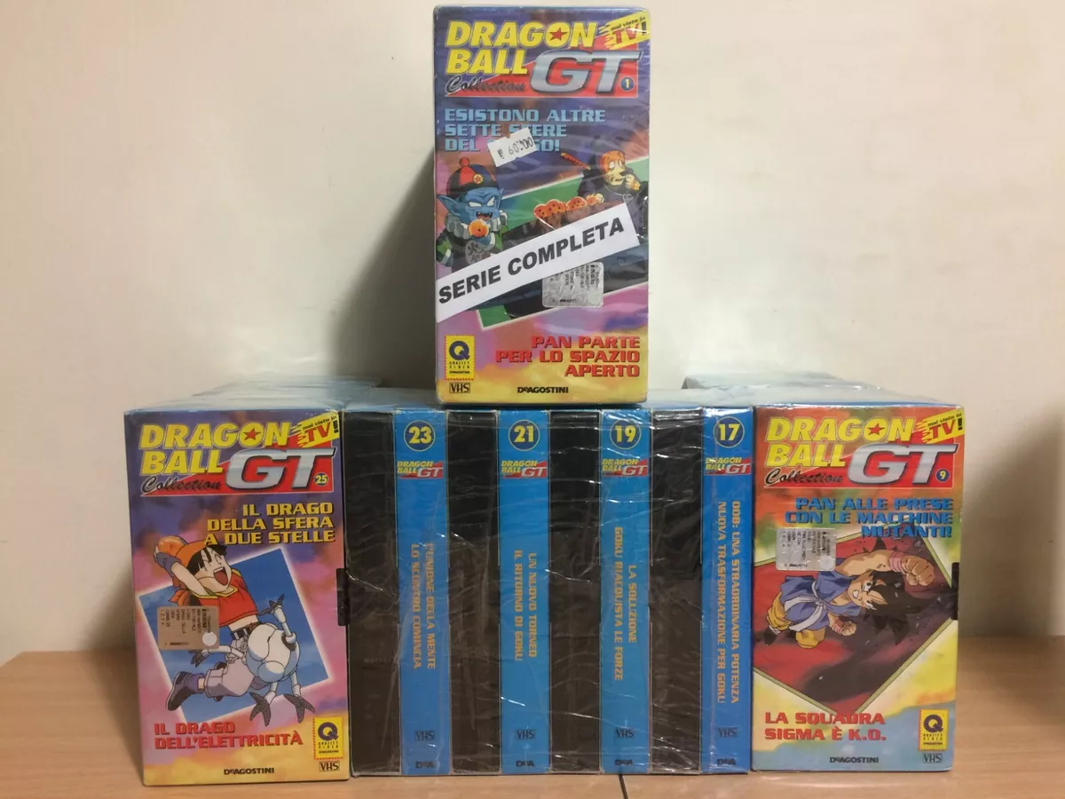 VHS, DeAgostini num 4: Dragon Ball Gt, Deluxe Collection. Episodios 16 al  20 - La vera identita di Gil