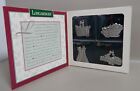 4 - Longaberger Pewter Basket Christmas Ornaments Candle Sleigh Bell Holly Nib