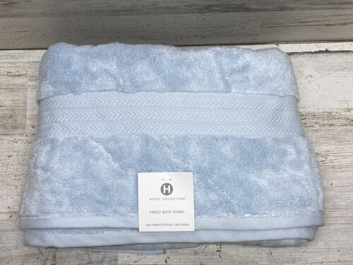 Hotel Collection Finest Bath Towel 30" x 55" Ice Blue New - 第 2/6 張圖片