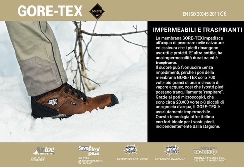 UPOWER SCARPE ANTINFORTUNISTICA DROP GTX S3 HRO HI CI WR SRC U-POWER GO10054- - Foto 3 di 6