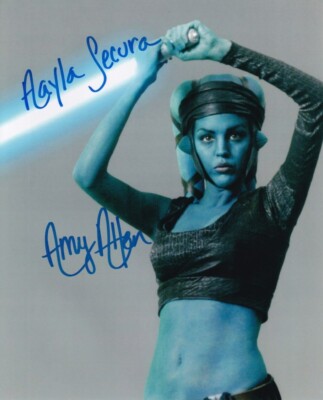 AMY ALLEN signed Autogramm 20x25cm STAR WARS in Person autograph AAYLA SECURA