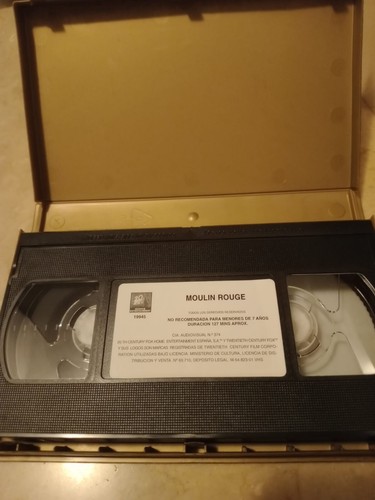 Moulin Rouge - Pelicula VHS 2001 - Imagen 3 de 3