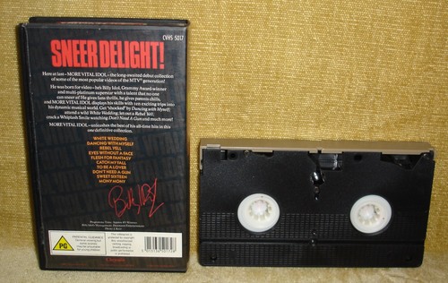 BILLY IDOL - MORE VITAL BILLY IDOL VHS VIDEO CASSETTE CHRYSALIS CVHS5017 1987 - Imagen 3 de 4