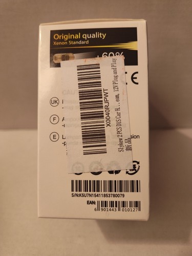 (A) D1S D3S HID Xenon OEM Headlight Replacement Bulbs 1 Pair 6000K Open Box - Bild 5 von 5