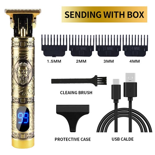 Electric Men Hair Beard Clippers Shaver Trimmers Machine Cordless UK - Picture 17 of 24