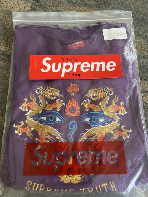 Supreme 17SS Truth L/S Tee 刺繍 長袖 L Supreme 17SS Truth L/S Tee 刺繍 長袖 L Supreme シュプリーム