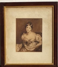 1904 Margaret Countess of Blessington  Sir Thomas Lawrence Watercolor Painting