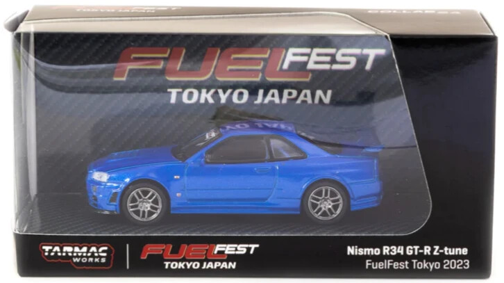 Tarmac Works 1:64 Nismo R34 GT-R Z-tune FuelFest Tokyo 2023 Tarmac Works 1:64 Nismo R34 GT-R Z-tune FuelFest Tokyo 2023