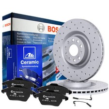 Bosch Bremsscheiben ATE Ceramicbeläge Mercedes CLK C209 Ø345mm Vorn + WK