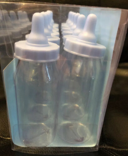 NEW~ Darice Baby Shower Favor Baby Bottle Blue 4.5 inches 48 pieces (4 Pack) Boy - Picture 4 of 5