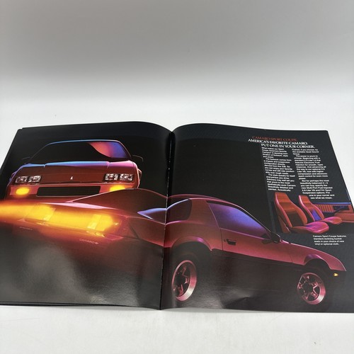 1985 Chevrolet Camaro Sales Dealership Catalog MINT VINTAGE CATALOG - Picture 7 of 10