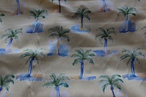 Robert Allen Palm Tree Fabric By The Yard Ebay Image Is Loading Robert Allen Palm Tree Fabric By The Yard