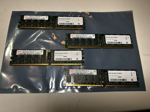 4GB, 2Rx4 PC2-5300P-555-12, 4 pcs, 16GB Total