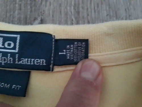 Camisa Polo de Ralph Lauren Ajuste Personalizado Manga Corta Cuello 2 Botones. Talla L. - Imagen 3 de 6