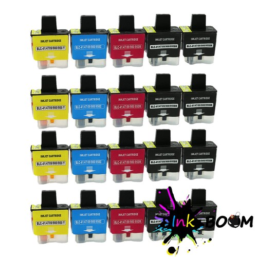 4SET4BK Ink Cartridge fits Brother LC41 IntelliFax-1840C DCP-120C MFC-620CN