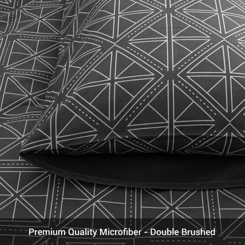 Reversible Single Double King Super King Size Bedding Set with Pillowcases - Picture 60 of 203