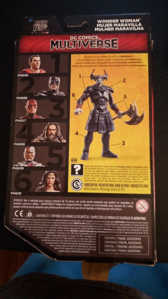 DC COMICS MULTIVERSE JUSTICE LEAGUE WONDER WOMAN STEPPENWOLF ACTION ...