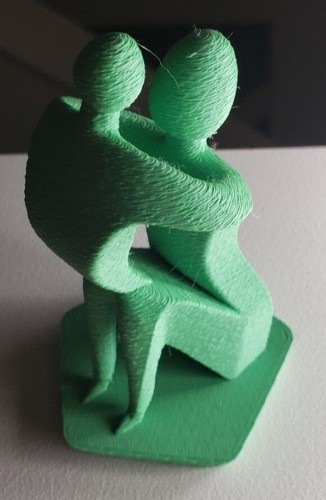 Mother's Day Present, 3D Printed Mommy Lifting Child Statue/Figurine 4" Tall - Picture 3 of 3