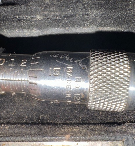 Millers Falls Nr. 1218 Machinist Innenmikrometer Bohrungsmesser Werkzeug im Koffer - Bild 5 von 8