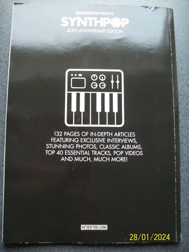 Classic Pop Presents Synthpop 40th Anniversary Edition Gary Numan Cover #2 of 4 - Picture 2 of 3