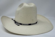 Stetson Straw Cowboy Hat Hand Woven Formosan SS32338140 WESN--R 81 Natural -7 R