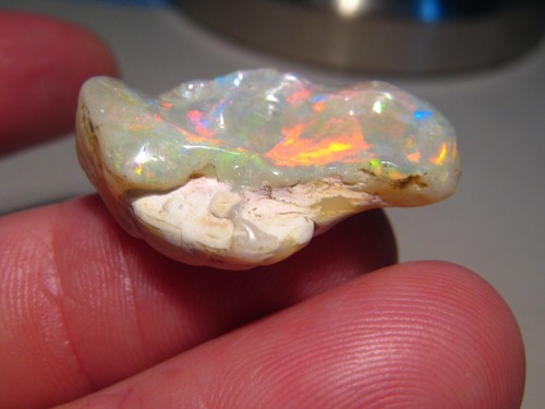 18.7 ct. Opal specimen , Red crystal opal - Picture 4 of 13