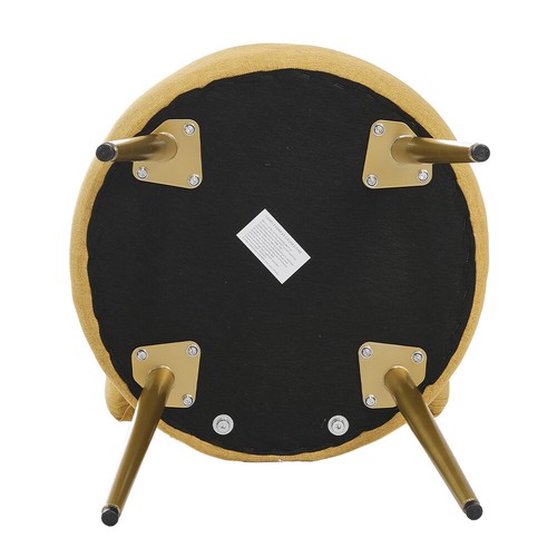 Vanity Makeup Stool Soft Pouffe Low Backrest Dressing Table Chair Padded Seat - Picture 36 of 36