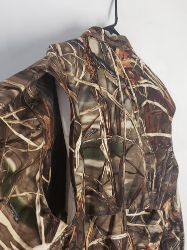 Cabelas Outdoor Hunting 2XL Advantage Max-4 HD Camo Waterfowl Vented Shirt - Picture 5 of 5