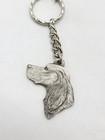 1984 I Love My Gordon Setter Rawcliffe Pewter Keychain Key Ring P Davis