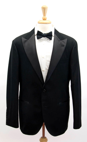 NWT$5495 Brunello Cucinelli Men's Herringbone Formal Tuxedo Jacket 52/42US A238 - Picture 1 of 11