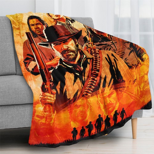 Red Dead Redemption Blanket Soft Bed Sofa Throw Cozy Lightweight Birthday Gift - Picture 6 of 13
