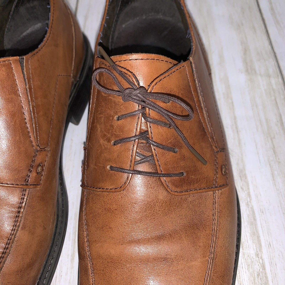Rockport Trutech Mens 11 M Brown Leather Oxfords Dress Shoes  display picture 1