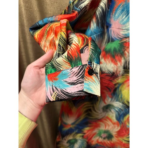 NWT Essentiel Antwerp Womans Elf Mock Collar Dress Size 38 Abstract Print 1 - Picture 3 of 8