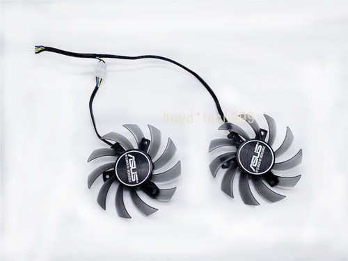 Graphics card Dual Fan for ASUS GTX660 GTX670 GTX680 GTX690 40mm 5Pin R182b 75mm - Picture 2 of 5