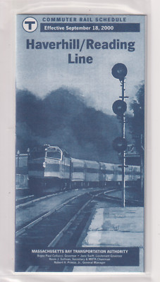 Boston - MBTA Haverhill Line 18. September 2000 ( neuwertig )