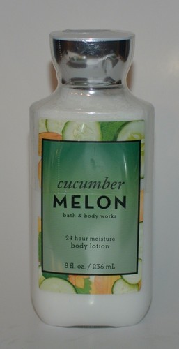 3 BATH & BODY WORKS CUCUMBER MELON LOTION CREAM HAND 8 OZ SHEA BUTTER VITAMIN E - Picture 2 of 5