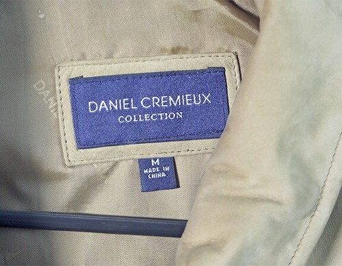 Chaqueta Daniel Cremieux de gamuza tostada para hombre - mediana - Imagen 2 de 5