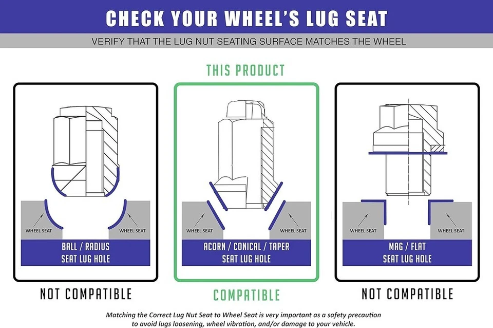 16 Bulge Lug Nuts 2010 2011 2012 2013 2014 Polaris RANGER 400 UTV Wheel Rim Nut - Image 2 of 2